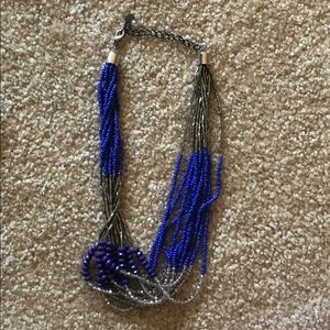 Purple and Silver Necklace